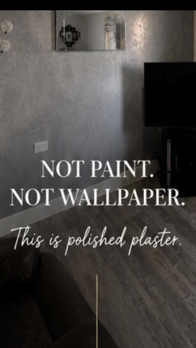 Polished plaster wall finish, Luca Lusso Wall Design